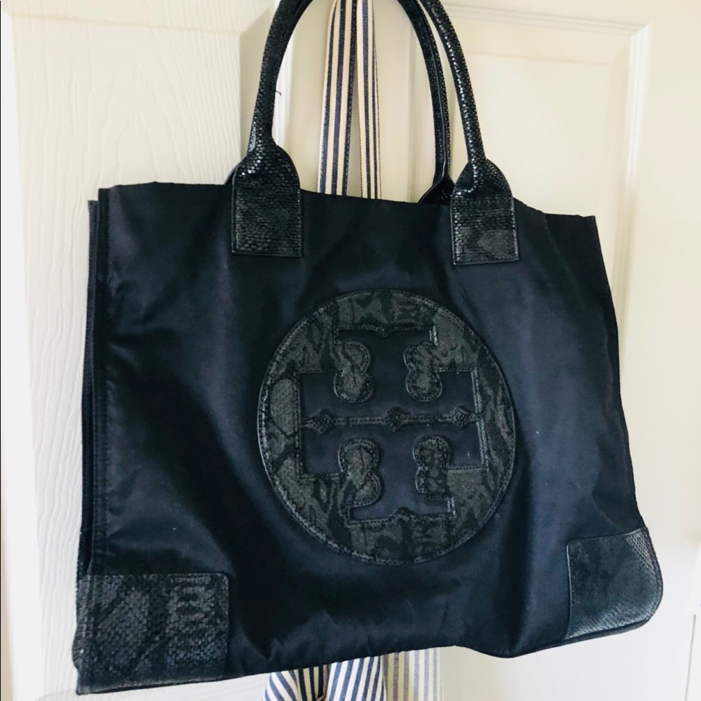 Tory Burch large black tote